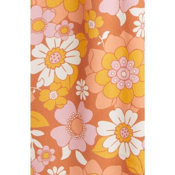 ✨Marine Layer Annika Floral Print Smocked Midi Sz XS Dress✨ - Picture 10 of 14